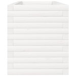 vidaXL Jardinière blanc 110x40x45 5 cm bois de pin massif