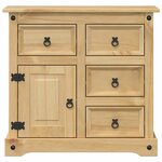 vidaXL Buffet Corona 80x40x75 cm bois massif de pin