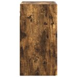 vidaXL Armoire Murale 59 x 31 x 60 cm Bois d'ingénierie Chêne fumé