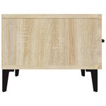 vidaXL Meuble TV Chêne sonoma 150x34 5x30 cm Bois d'ingénierie