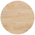 vidaXL Tables basses gigognes 2 Pièces Bois de mangue massif et acier