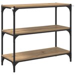 vidaXL Bibliothèque Chêne artisanal 80 x 33 x 70 5 cm