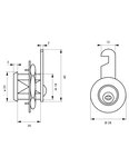 THIRARD - Batteuse 33mm pour épaisseur de porte maxi 24mm