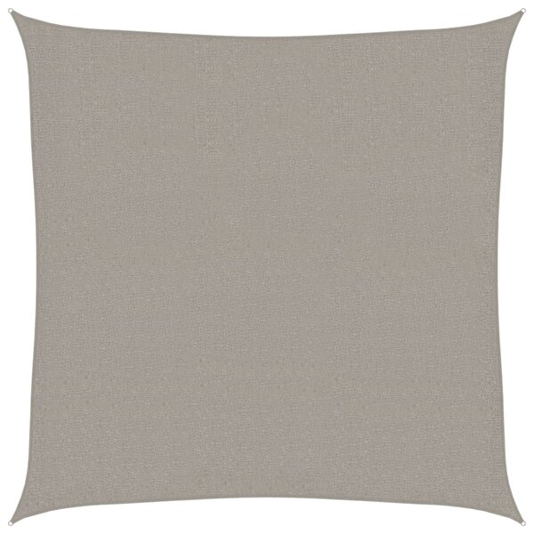 vidaXL Voile d'ombrage 160 g/m² carré gris clair 2 5x2 5 m PEHD
