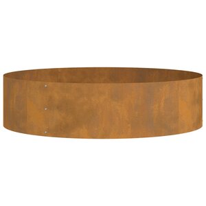 vidaXL Anneau de jardinière Marron 80 x 80 x 20 cm Acier Corten