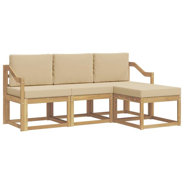 vidaXL Ensemble de canapés d'extérieur 4 pc