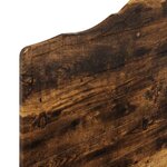 vidaXL Tête de lit Chêne fumé 100 cm Bois d'ingénierie