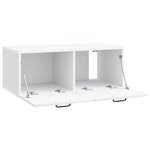 vidaXL Meuble TV mural Blanc 78 5 x 41 x 30 cm Bois d'ingénierie
