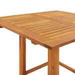 vidaXL Table de bistro 75x75x110 cm Bois d'acacia massif