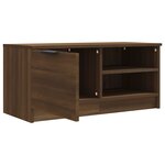 vidaXL Meuble TV 2 Pièces Chêne marron 80x35x36 5 cm Bois d'ingénierie
