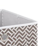 vidaXL Boîtes de rangement pliables 4 Pièces 32x32x32 cm tissu intissé