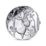 Ma première pièce Monnaie de 5€ Argent colorisée