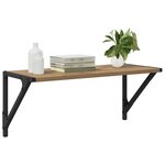 vidaXL Étagères Murales 2 Pièces Chêne artisanal 60 x 25 x 25 5 cm