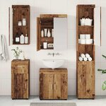 vidaXL Ensemble de mobilier de salle de bain TULUM Bois ancien