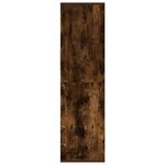 vidaXL Bibliothèque chêne fumé 34x31x112 cm bois d'ingénierie