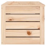 vidaXL Boîte de rangement 109x36 5x33 cm Bois massif de pin