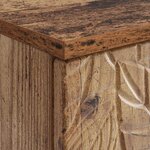 vidaXL Bureau Bois ancien Bois d'ingénierie 142 5 x 50 x 75 cm