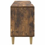 vidaXL Meuble TV Chêne fumé 150 x 31 x 50 cm Bois d'ingénierie