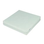 Matelas bébé pliant 60 x 120 x 4 cm  2 parties  couchage d'appoint  déhoussable