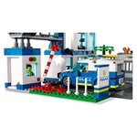 Lego 60316 city le commissariat de police jouets voiture camion de poubelle et hélicoptere enfants +6 ans set aventures