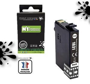 16XL - NOIR - Stylo Plume  - Grande capacité