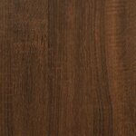 vidaXL Table de chevet chêne marron 40x42x45 cm bois d'ingénierie