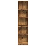 vidaXL Bibliothèque vieux bois 40x24x176 cm bois d'ingénierie