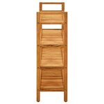 vidaXL Étagère à chaussures à 4 niveaux 100x27x80 cm Chêne massif