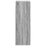 vidaXL Cabinet de Salle de Bain Mural Sonoma gris 33 x 34 5 x 100 cm