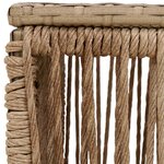 vidaXL Table de Jardin Beige et Noir 55 x 55 x 37 cm