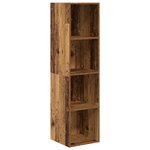 vidaXL Ensemble de meubles TV 2 Pièces Vieux bois 37 x 37 x 142.5 cm