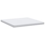 vidaXL Matelas Blanc 200 x 200 cm Mousse