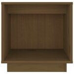 vidaXL Table de chevet Marron miel 40x30x40 cm Bois de pin solide