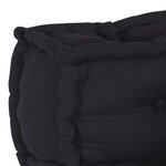 vidaXL Coussin 2 Pièces Anthracite 70 x 70 x 54 cm Polyester