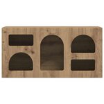 vidaXL Meuble TV Chêne artisanal 80 x 35 x 40 cm Bois d'ingénierie