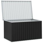 vidaXL Boîte de rangement de jardin Anthracite 171x99x93 cm