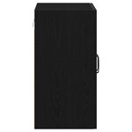 vidaXL Armoire murale en chêne noir 60 x 31 x 60 cm Bois d'ingénierie