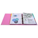 Classeur à Levier Prem'Touch Polypro Int / Ext Dos 80 mm Renforcé Rose EXACOMPTA