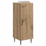 vidaXL Buffet Chêne artisanal 33 x 34 5 x 89 5 cm Bois d'ingénierie