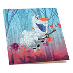 Carte à diamanter disney 18 cm olaf