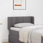 vidaXL Oreille de tête de lit 2 Pièces Gris 40 x 16 x 5 cm