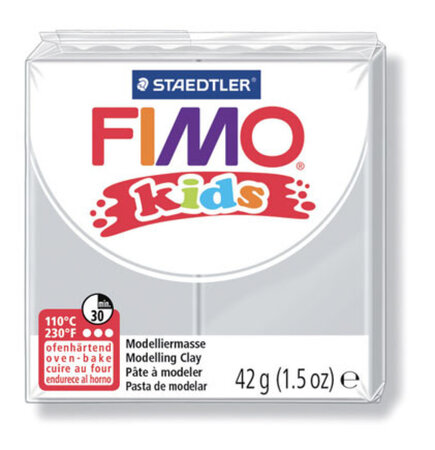 Pâte Fimo Kids 42 g Gris clair 8030.80