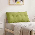 vidaXL Coussin de Dos Vert clair 100 x 19 x 50 cm tissu