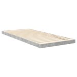 vidaXL Cadre de lit surélevé Gris béton 96 5 x 200 cm