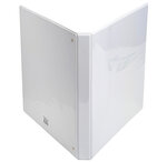 Classeur personnalisable Kreacover A5 2 anneaux 20 mm en D Dos de 33 mm Blanc x 10 EXACOMPTA