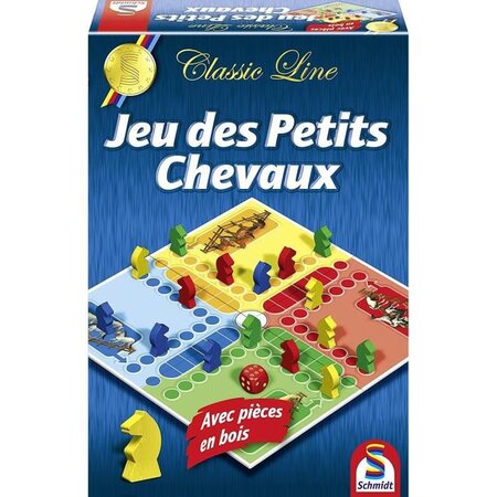 SCHMIDT AND SPIELE Jeu de société - Jeu de Petits Chevaux - Classic line