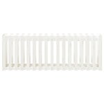 vidaXL Lit surélevé de jardin design de clôture 200x50x70cm pin massif