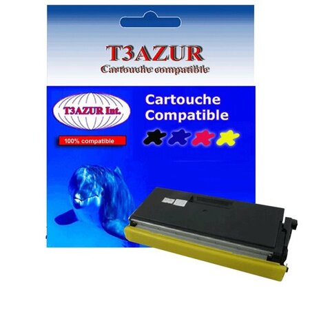 Toner compatible avec Brother TN6600 pour Brother HL5150D, HL5150DLT - 6 000 pages - T3AZUR