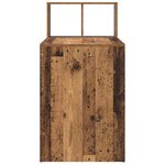 vidaXL Bureau Bois ancien 108 x 55 x 103 5 cm Bois d'ingénierie