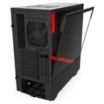 NZXT H510i Verre trempé USB 3.1 RGB Noir-Rouge